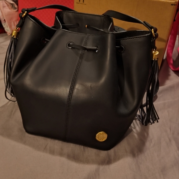 Like-New VINCE CAMUTO Bucket Bag - Picture 9 of 13